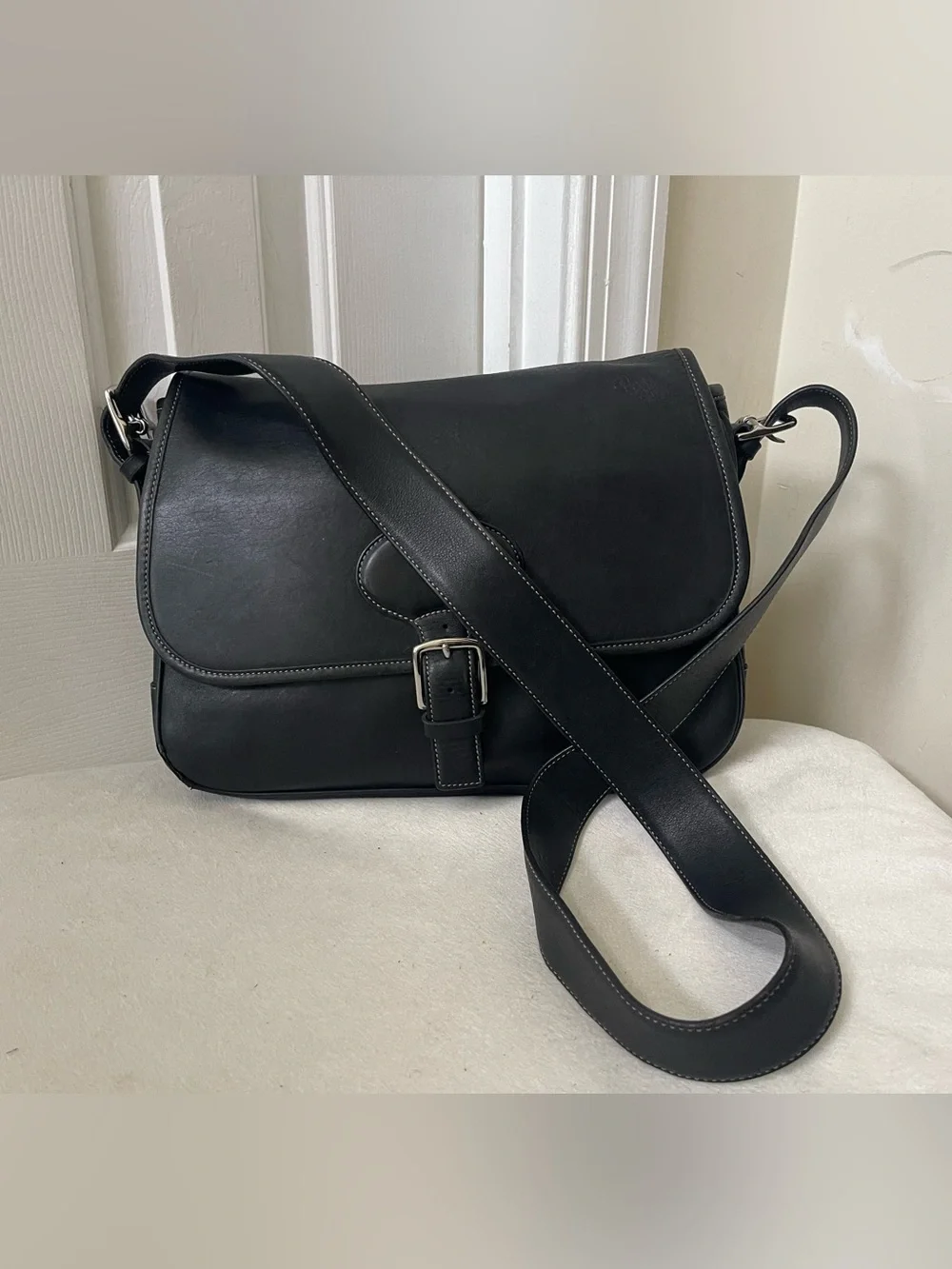 Coach sleek black